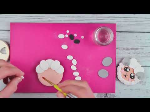 Cute Sheep Face Using the FMM Mix N Match Cutter Tutorial