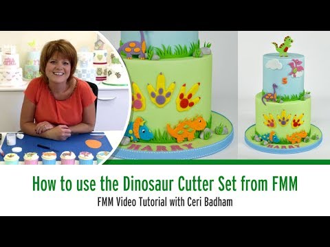 How to use the FMM Dinosaur Cutter Set Tutorial