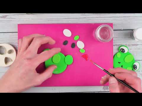 Cute Frog Using the FMM Mix N Match Face Cutter Tutorial