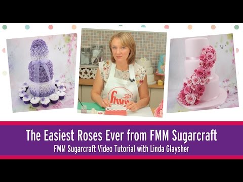 The Easiest Rose Ever Tutorial from FMM Sugarcraft