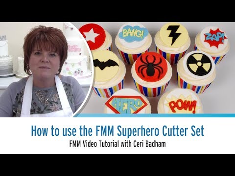 How to use the FMM Superhero Cutter Set