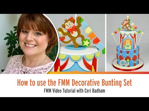 How to use the FMM Decorative Bunting Set Tutorial