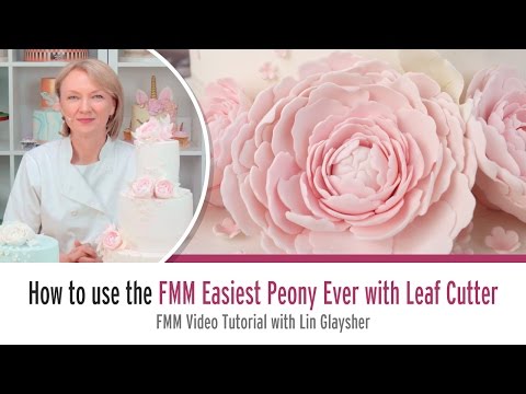 How to use the FMM Easiest Peony Ever with Leaf Cutter