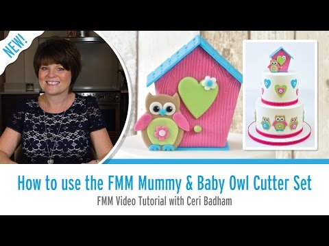 How to use the FMM Mummy & Baby Owl Cutter Set