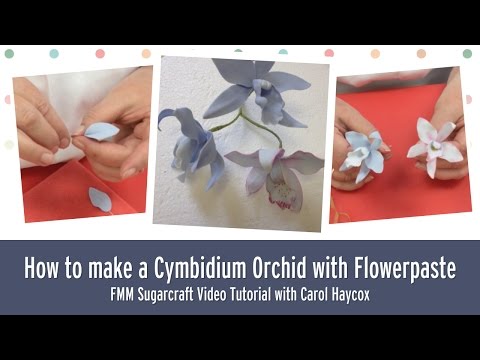 FMM Cymbidium Orchid Tutorital with Carol Haycox Tutorial