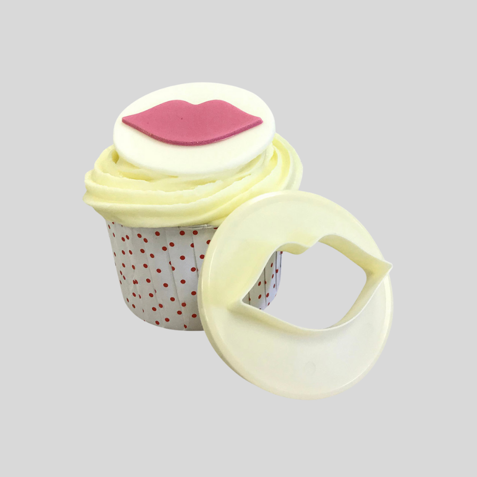 Lips/Circles Cupcake Cutter - FMM Sugarcraft