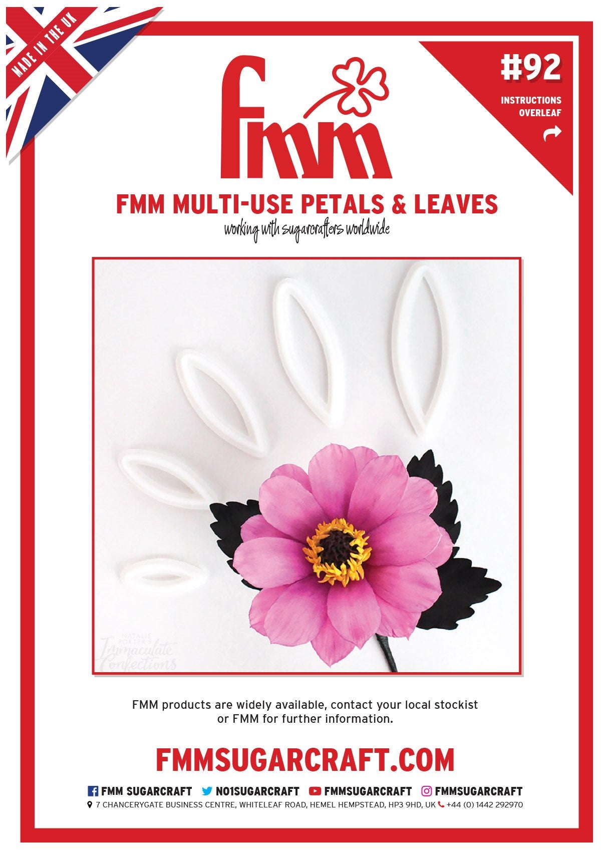 FMM Multi Use Petals & Leaves Project Sheet
