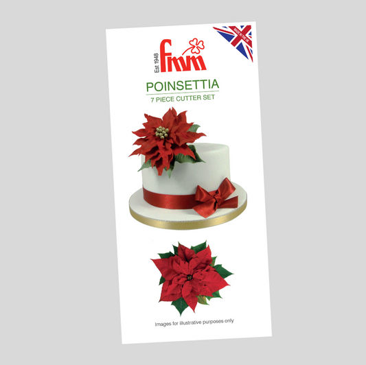 Poinsettia Set of 7 Cutters - FMM Sugarcraft