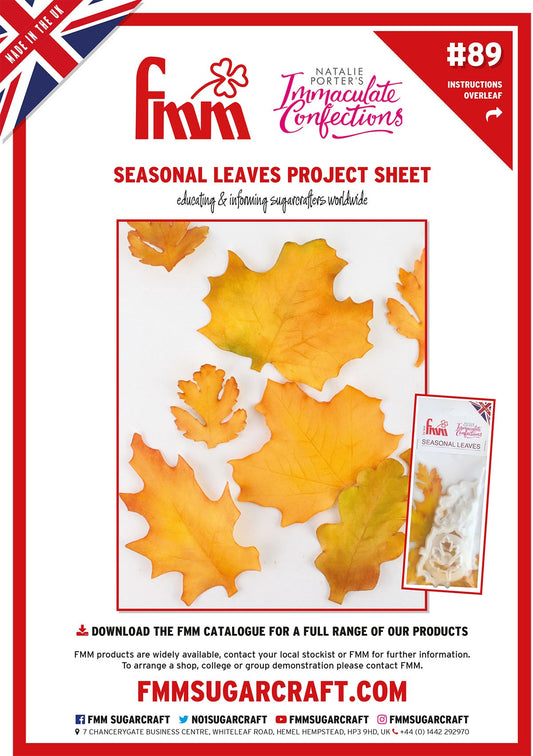FMM Seasonal Leaves Project Sheet